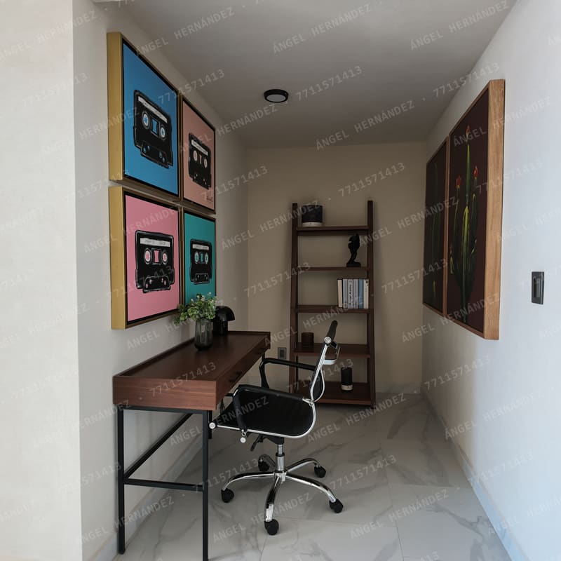 Estudio o espacio de trabajo en planta baja de Creta Rooftop