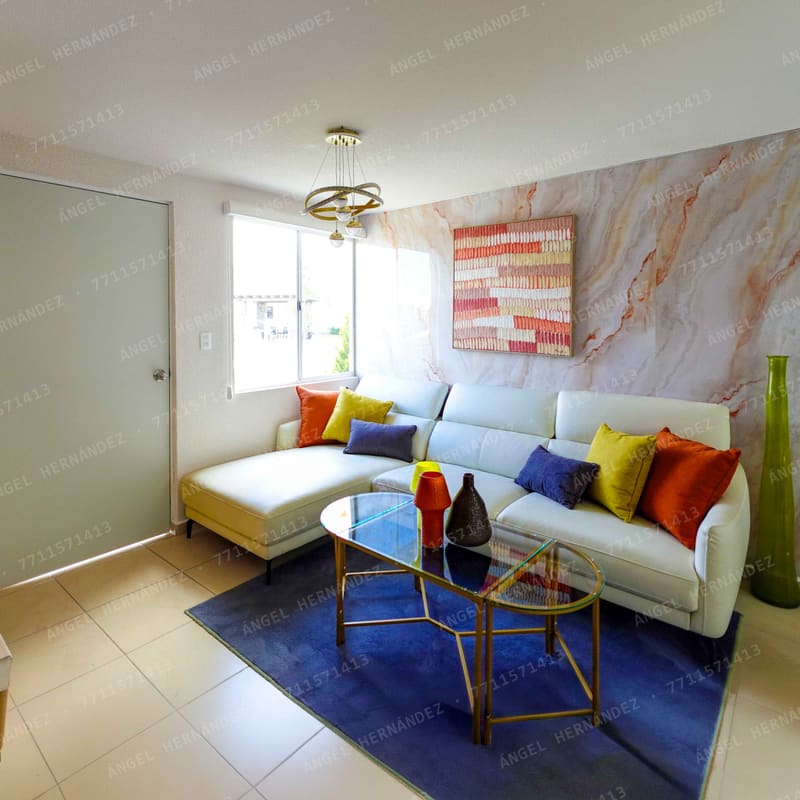 Sala con ventanal e iluminación natural en modelo Córdoba, Real Bilbao
